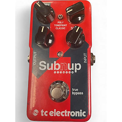 Used TC Electronic Sub N Up Octaver Effect Pedal