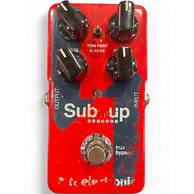 Used TC Electronic Sub N Up Octaver Effect Pedal