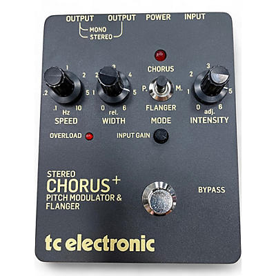 Used TC Electronic TC Electronic Stereo Chorus + Pitch Modulator & Flanger Effect Pedal