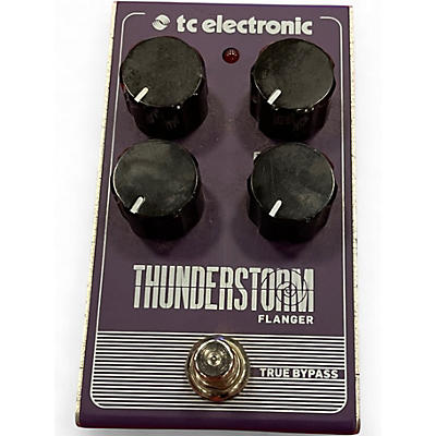 Used TC Electronic Thunderstorm Flanger Effect Pedal