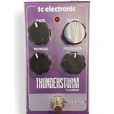 Used TC Electronic Thunderstorm Flanger Effect Pedal