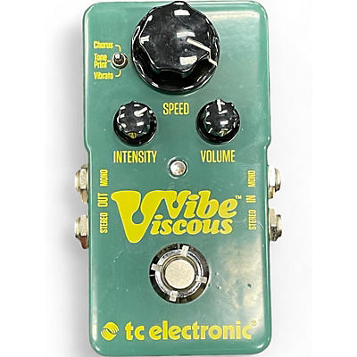 Used TC Electronic Viscous Vibe Univibe Effect Pedal