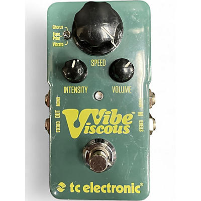 Used TC Electronic Viscous Vibe Univibe Effect Pedal