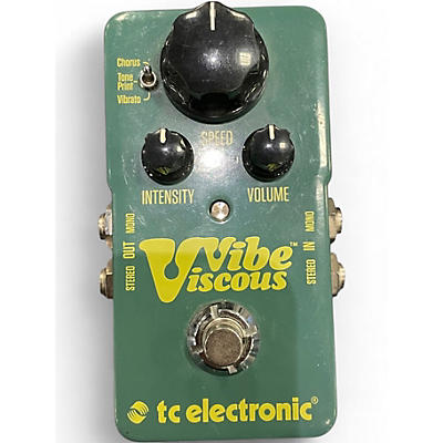 Used TC Electronic Viscous Vibe Univibe Effect Pedal