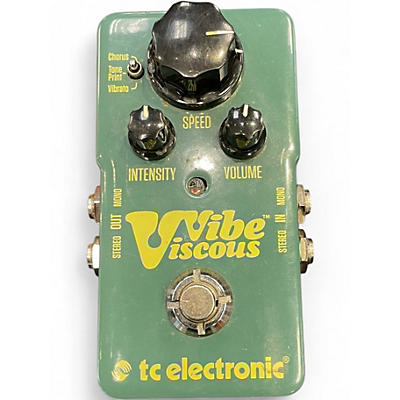 Used TC Electronic Viscous Vibe Univibe Effect Pedal
