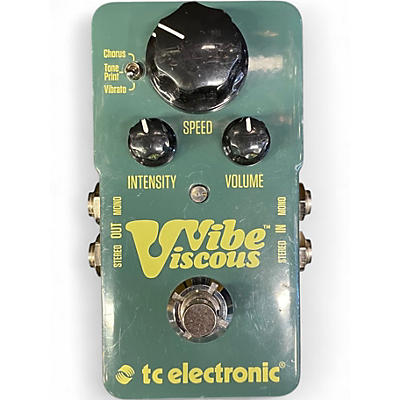 Used TC Electronic Viscous Vibe Univibe Effect Pedal