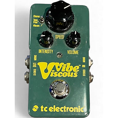 Used TC Electronic Viscous Vibe Univibe Effect Pedal