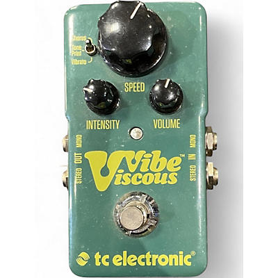 Used TC Electronic Viscous Vibe Univibe Effect Pedal
