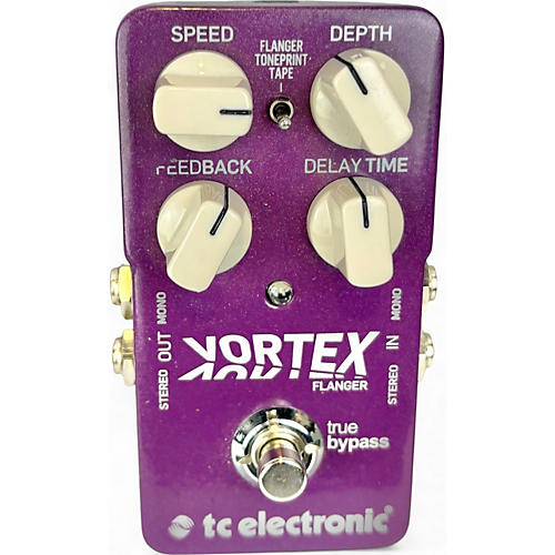 Used TC Electronic Vortex Flanger Effect Pedal