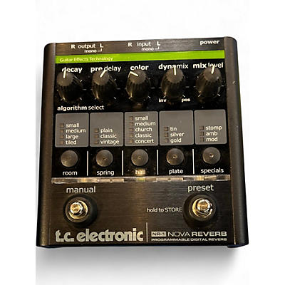 Used TC Electronic nr1 nova reverb Effect Pedal