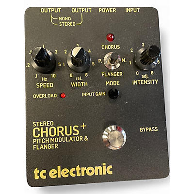Used TC Electronic stereo chorus+ Effect Pedal