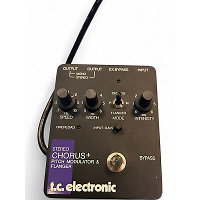 Used TC Electronic stereo chorus Effect Pedal