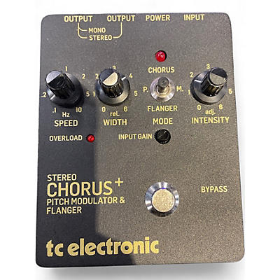 Used TC Electronic  stereo chorus pitch modulator Effect Pedal