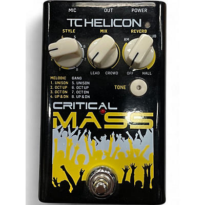 Used TC Helicon CRITICAL MASS Effect Pedal