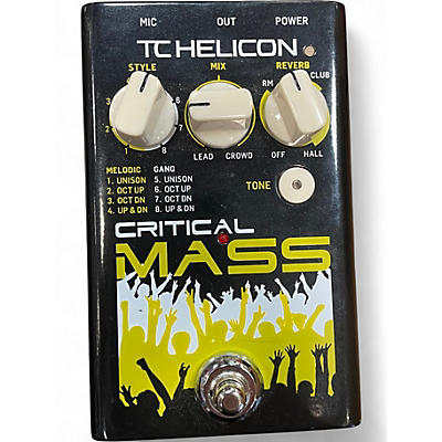 Used TC Helicon CRITICAL MASS Vocal Processor