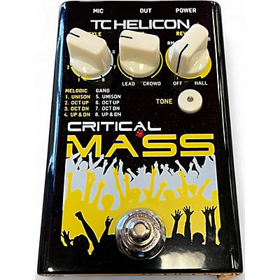 Used TC Helicon CRITICAL MASS Vocal Processor