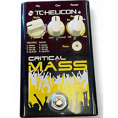 Used TC Helicon CRITICAL MASS Vocal Processor