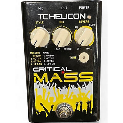 Used TC Helicon CRITICAL MASS Vocal Processor