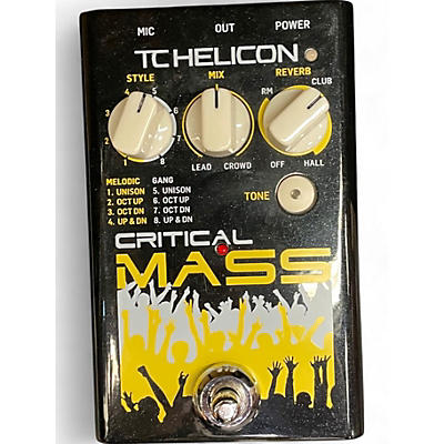 Used TC Helicon Critical Mass Effect Pedal