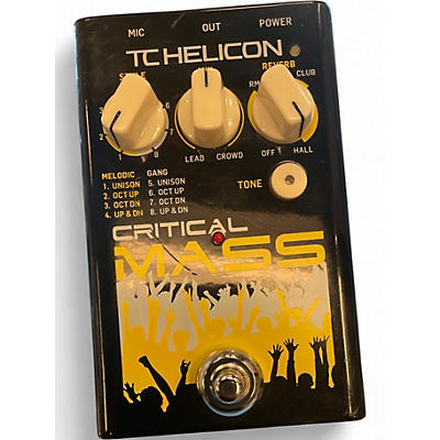 Used TC Helicon Critical Mass Vocal Processor