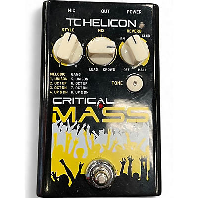 Used TC Helicon Critical Mass Vocal Processor
