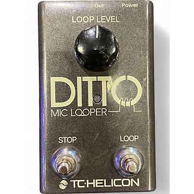 Used TC Helicon DITTO MIC LOOPER Pedal