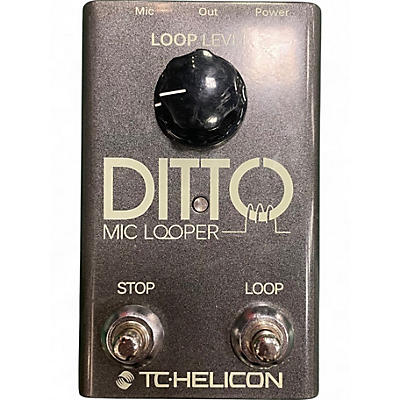 Used TC Helicon DITTO MIC LOOPER Pedal