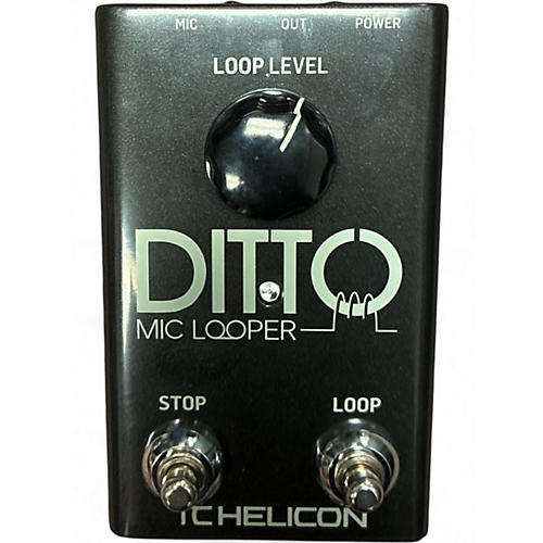 Used TC Helicon DITTO MIC LOOPER Pedal