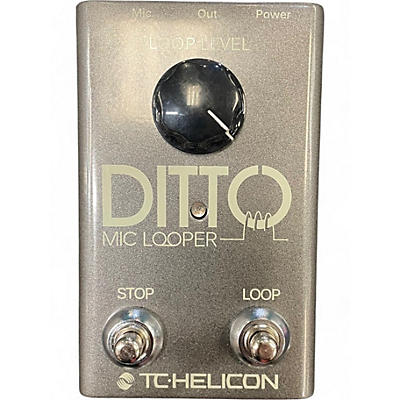 Used TC Helicon Ditto Mic Looper Pedal