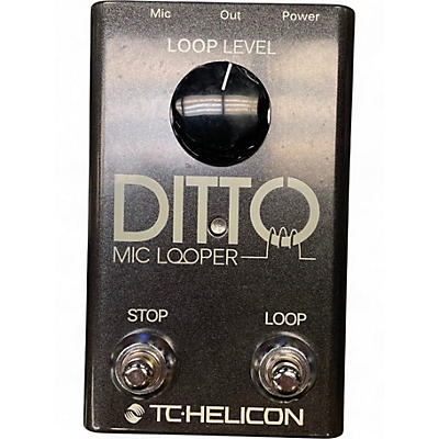 Used TC Helicon Ditto Mic Looper Pedal