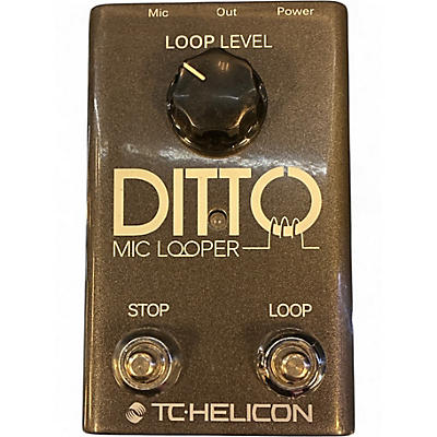 Used TC Helicon Ditto Mic Looper Pedal