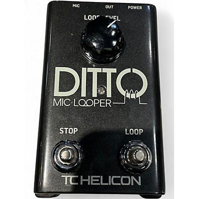 Used TC Helicon Ditto Mic Looper Pedal
