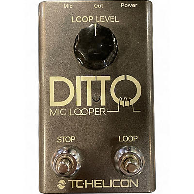 Used TC Helicon Ditto Mic Looper Pedal