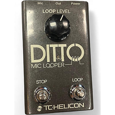 Used TC Helicon Ditto Mic Looper Pedal