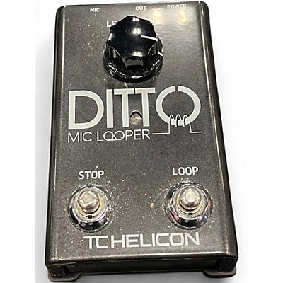 Used TC Helicon Ditto Mic Looper Pedal
