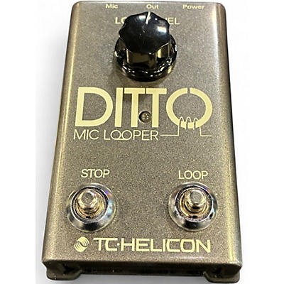 Used TC Helicon Ditto Mic Looper Pedal