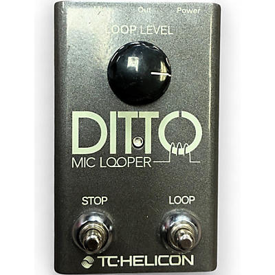 Used TC Helicon Ditto mic looper Pedal