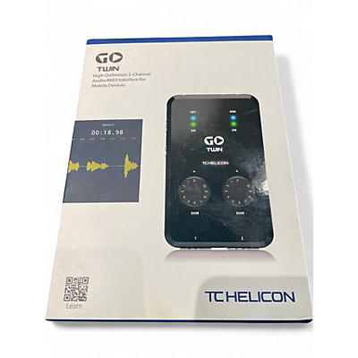 Used TC Helicon GO TWIN Audio Interface