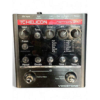 Used TC Helicon Harmony GTX Vocal Processor