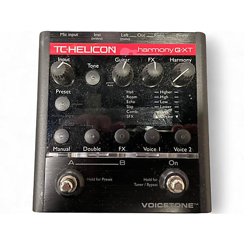 Used TC Helicon Harmony Gxt Effect Pedal