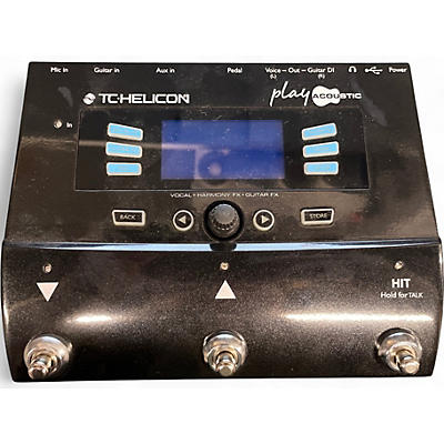 Used TC Helicon PLAY ACOUSTIC Effect Processor