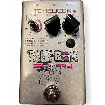 Used TC Helicon TALK BOX  Effect Pedal