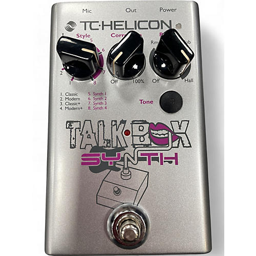 TC Helicon Used TC Helicon TALKBOX Pedal