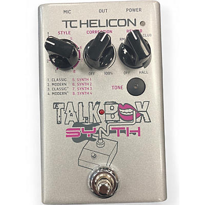 Used TC Helicon TALKBOX SYNTH Effect Pedal