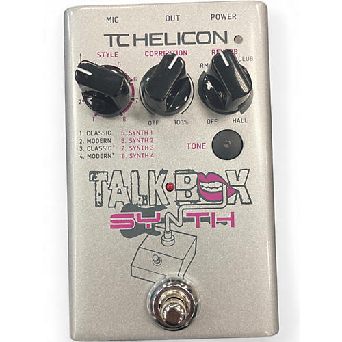 Used TC Helicon TALKBOX SYNTH Effect Pedal