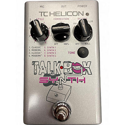 Used TC Helicon TALKBOX SYNTH Effect Pedal
