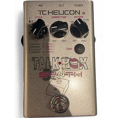 Used TC Helicon TalkBox Synth Effect Pedal