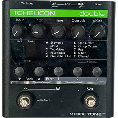 TC Helicon Used TC Helicon VOICETONE DOUBLE Vocal Processor