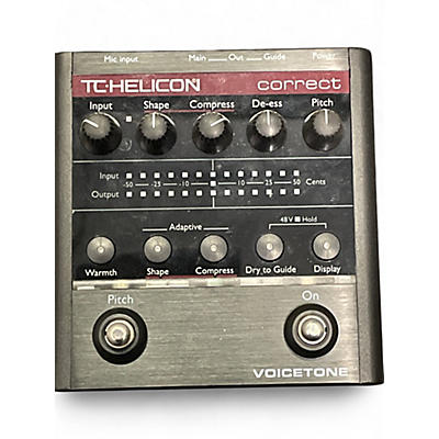 Used TC Helicon VoiceTone Correct Vocal Processor