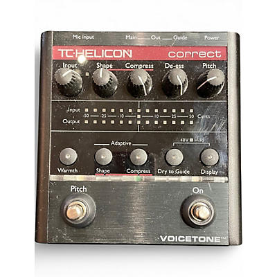 Used TC Helicon VoiceTone Correct Vocal Processor